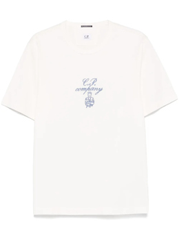 C.P. Company: Белая футболка 