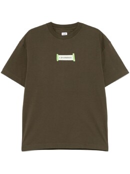 C.P. Company: Зелёная футболка 