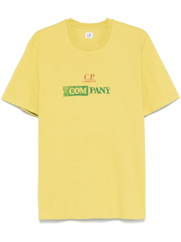 C.P. Company: Жёлтая футболка 