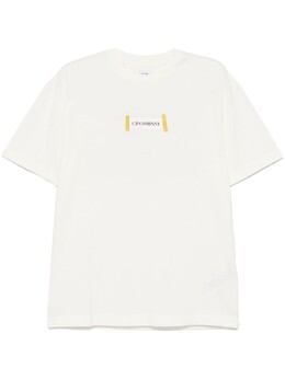C.P. Company: Белая футболка 