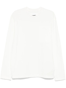 Jil Sander: Белая футболка 