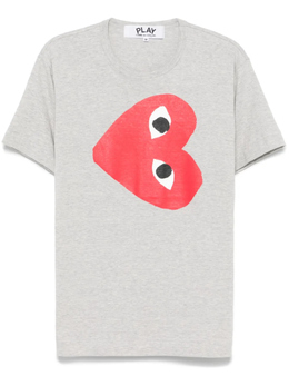 Comme Des Garçons Play: Футболка с принтом 