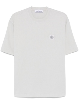 Stone Island: Серая футболка 