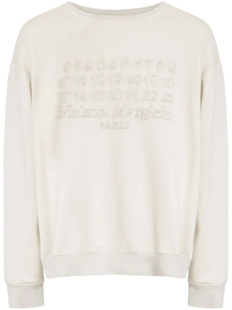 Maison Margiela: Белая толстовка 