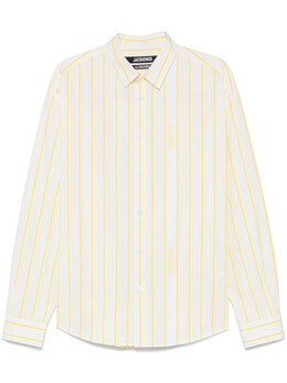 Jacquemus: Жёлтая рубашка  La Chemise Simon