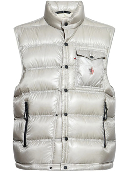 Moncler Grenoble: Серый жилет 