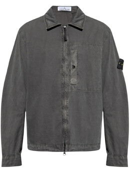 Stone Island: Серая рубашка 