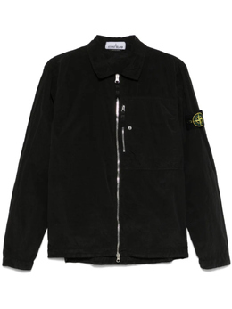 Stone Island: Чёрная куртка  Compass