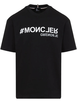 Moncler Grenoble: Чёрная футболка 