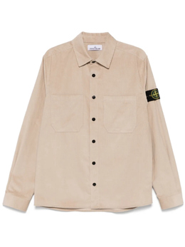 Stone Island: Бархатная рубашка 