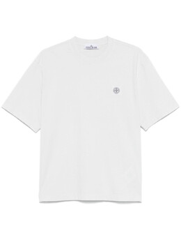 Stone Island: Синяя футболка  Compass