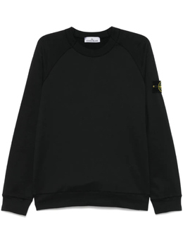 Stone Island: Чёрная толстовка  Compass
