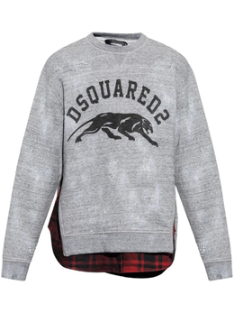 Dsquared2: Серая толстовка 
