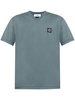 Stone Island: Футболка с v-образным вырезом 