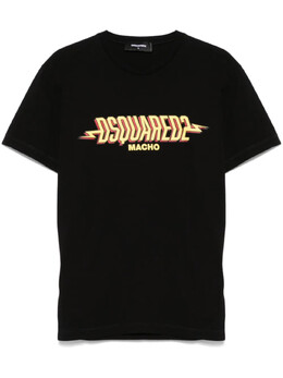 Dsquared2: Чёрная футболка 