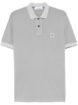 Stone Island: Серая рубашка  Compass
