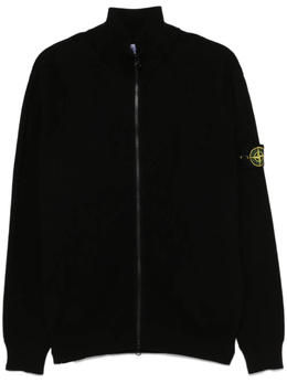 Stone Island: Чёрный кардиган  Compass