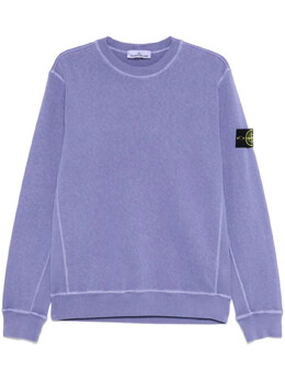 Stone Island: Фиолетовая толстовка 