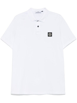 Stone Island: Белая рубашка 