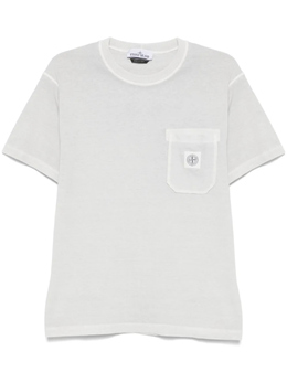 Stone Island: Хлопковая футболка 