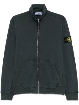 Stone Island: Серый кардиган 