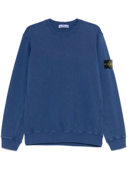 Stone Island: Синяя толстовка 