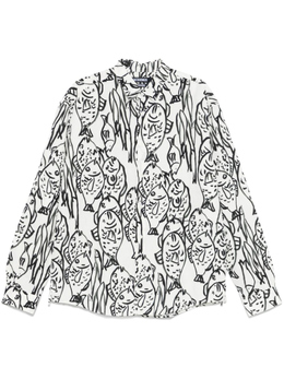 Jacquemus: Белая рубашка  La Chemise Simon
