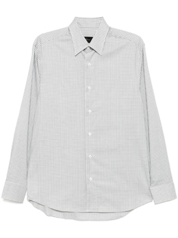 Brioni: Рубашка в клетку 
