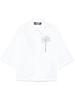 Jacquemus: Белая рубашка 
