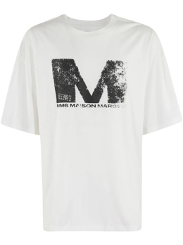 MM6 Maison Margiela: Хлопковая футболка 