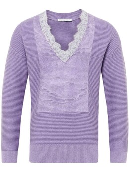 JW Anderson: Свитер с v-образным вырезом 