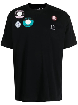 Raf Simons X Fred Perry: Чёрная футболка 