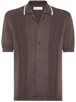 Brunello Cucinelli: Рубашка с коротким рукавом 
