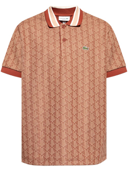 Lacoste: Оранжевая рубашка 