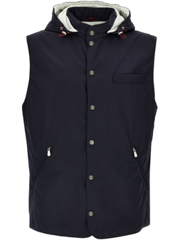 Brunello Cucinelli: Синий жилет 