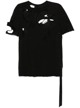 Rick Owens Drkshdw: Чёрная футболка  Level