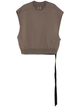 Rick Owens Drkshdw: Коричневый жилет  Jumbo