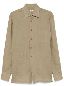 Kiton: Льняная рубашка 