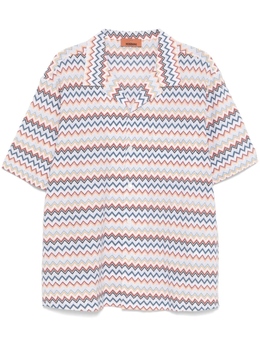 Missoni: Белая рубашка 