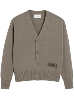 AMI Paris: Кардиган  Ami с вышивкой
