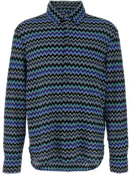 Missoni: Синяя рубашка 
