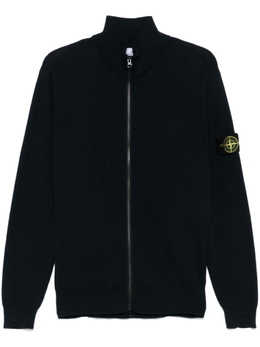 Stone Island: Синий кардиган  Compass