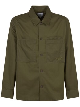 Maison Kitsuné: Зелёная рубашка 