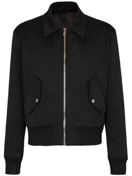 Balmain: Чёрная куртка 