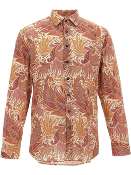 Etro: Коричневая рубашка 