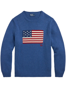 Polo Ralph Lauren: Синий свитер 