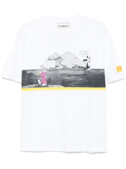 ICEBERG: Белая футболка 