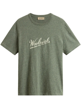 Woolrich: Зелёная футболка 
