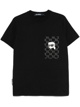 Karl Lagerfeld: Чёрная футболка  Ikonik Karl