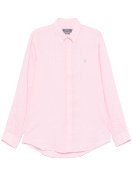 Polo Ralph Lauren: Розовая рубашка 